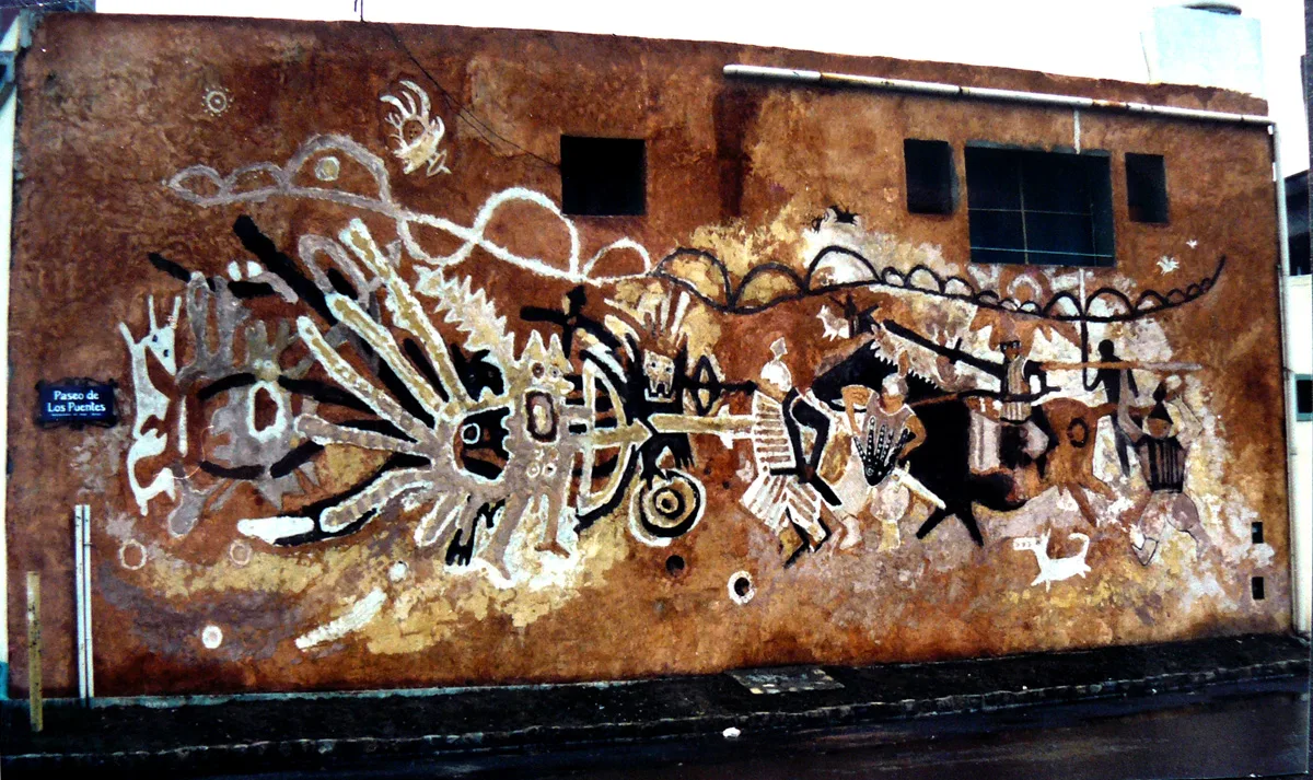 La Conquista - Mural conceptual